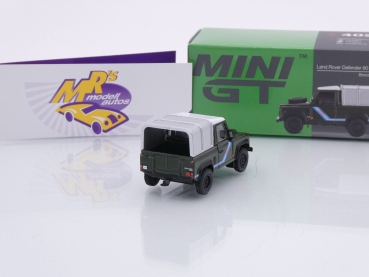 Preview: TSM MINI GT MGT00402-L # Land Rover Defender 90 Pickup " dunkelgrün (Bronze Green) " 1:64