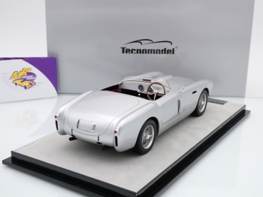 Preview: Tecnomodel TM18-212D # Ferrari 340 Mexico Spyder Baujahr 1953 " silbermetallic " 1:18