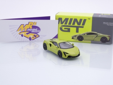 Preview: TSM MINI GT MGT00496-L # McLaren Artura LHD " grünmetallic (Flux Green Metallic) " 1:64