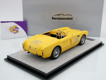 Preview: Tecnomodel TM18-212C # Ferrari 340 Mexico Spyder Nr.210 6ter Platz Watkins Glen USA GP 1955 " Preston Gray " 1:18