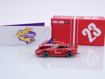 Preview: TSM MINI GT KHMG036 # Datsun Fairlady Z Nr.23 rot-weiß " Motul Version 2 - Kaido House " 1:64