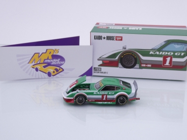 Preview: TSM MINI GT KHMG030 # Datsun Fairlady Z Nr.1 grün-weiß-rot " Kaido GT House Version 2 " 1:64