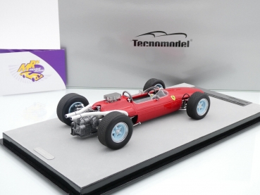 Preview: Tecnomodel TM18-300A # Ferrari 246 F1 Press Version 1966 " Ferrarirot " 1:18