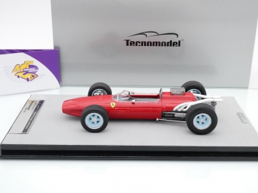 Preview: Tecnomodel TM18-300A # Ferrari 246 F1 Press Version 1966 " Ferrarirot " 1:18