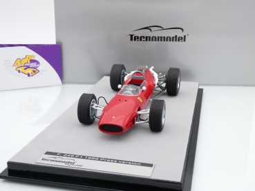 Preview: Tecnomodel TM18-300A # Ferrari 246 F1 Press Version 1966 " Ferrarirot " 1:18