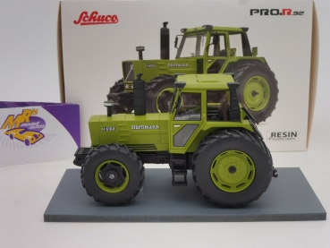 Preview: Schuco 09104 # Hürlimann H-6160 Traktor Baujahr 1979 " grün-schwarz " 1:32