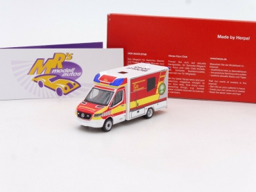 Herpa 095921 # Mercedes-Benz Sprinter '18 Fahrtec RTW " FW Bocholt " 1:87