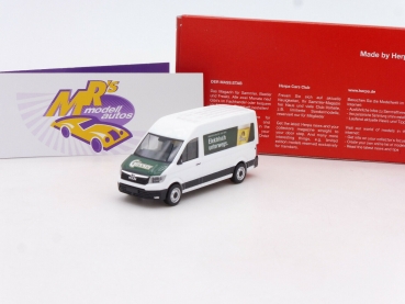 Herpa 096034 # MAN eTGE Kastenwagwen weiß-grün " Gösser Bier " 1:87