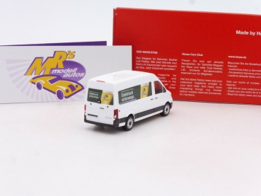 Preview: Herpa 096034 # MAN eTGE Kastenwagwen weiß-grün " Gösser Bier " 1:87