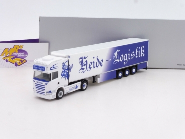 Herpa 944618 # Scania R '13 Kühlkoffer-Sattelzug " Heide-Logistik " 1:87