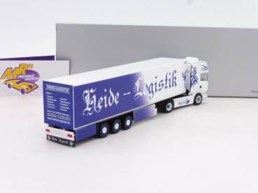 Preview: Herpa 944618 # Scania R '13 Kühlkoffer-Sattelzug " Heide-Logistik " 1:87