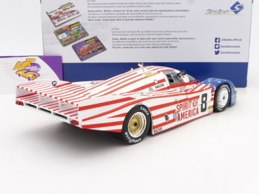 Preview: Solido S1805503 # Porsche 956 LH No.8 3rd 24h. LeMans 1986 " Joest Racing " 1:18