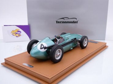 Preview: Tecnomodel TM18-189C # Aston Martin DBR4 F1 Nr.4 Silverstone International Trophy 1959 " Carroll Shelby " 1:18