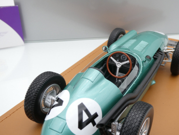 Preview: Tecnomodel TM18-189C # Aston Martin DBR4 F1 Nr.4 Silverstone International Trophy 1959 " Carroll Shelby " 1:18