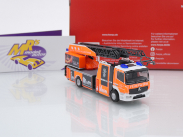 Preview: Herpa 097604 # Mercedes-Benz Atego Drehleiter " Feuerwehr Gersthofen " 1:87