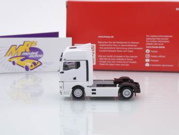Preview: Herpa 317108 # MAN eTGX 2-achs Zugmaschine " weiß " 1:87