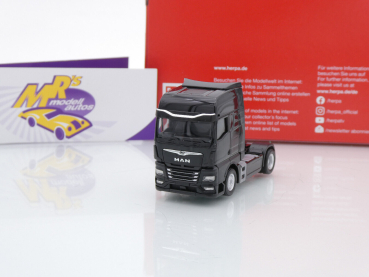 Herpa 315876-002 # MAN TGX GX 2-achs Zugmaschine " schwarz " 1:87