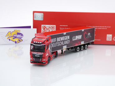 Herpa 317139 # MAN TGX GX Kühlkoffer-Sattelzug " Spedition HH Bode / Wir Bewegen Deutschland ! " 1:87