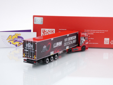 Preview: Herpa 317139 # MAN TGX GX Kühlkoffer-Sattelzug " Spedition HH Bode / Wir Bewegen Deutschland ! " 1:87
