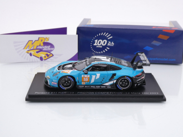 Preview: Spark S8758 # Porsche 911 RSR-19 Nr.16 24h Le Mans 2023 " Proton Competition " 1:43