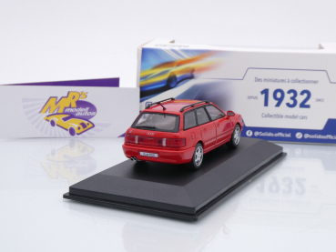 Preview: Solido S4310102 # Audi RS2 Avant by Porsche Baujahr 1995 " laserrot " 1:43