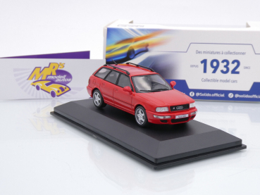 Preview: Solido S4310102 # Audi RS2 Avant by Porsche Baujahr 1995 " laserrot " 1:43