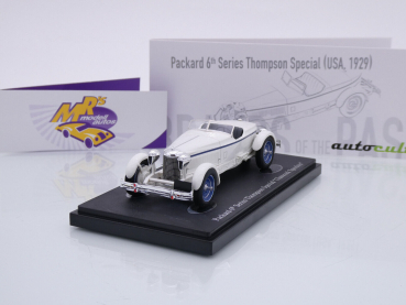 Autocult 02032 # Packard 6th Series Thompson Special Cabriolet Baujahr 1929 " weiß " 1:43