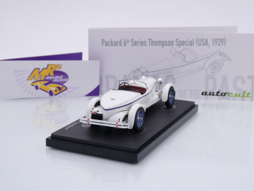 Preview: Autocult 02032 # Packard 6th Series Thompson Special Cabriolet Baujahr 1929 " weiß " 1:43