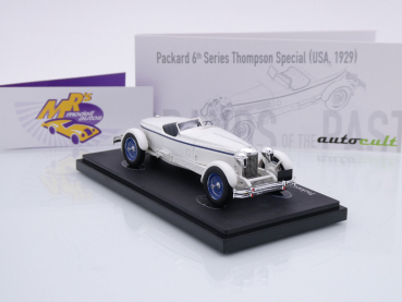 Preview: Autocult 02032 # Packard 6th Series Thompson Special Cabriolet Baujahr 1929 " weiß " 1:43