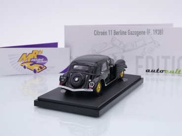 Preview: Autocult 05047 # Citroen C11 Berline Gazogene Baujahr 1938 " schwarz " 1:43