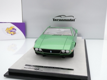 Preview: Tecnomodel TM18-269B # De Tomaso Mangusta Spyder Baujahr 1966 " hellgrünmetallic " 1:18