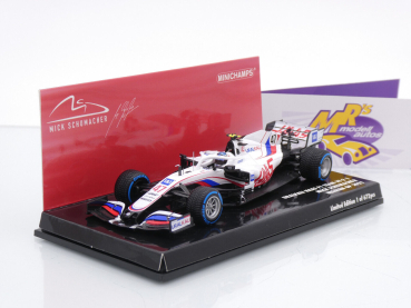 Minichamps 417211347 # Haas VF-21 F1 Nr.47 Belgien GP 2022 " Mick Schumacher " 1:43