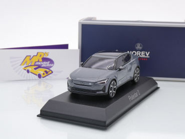 Norev 872014 # Polestar 2 Baujahr 2024 " Thunder - dunkelgraumetallic " 1:43