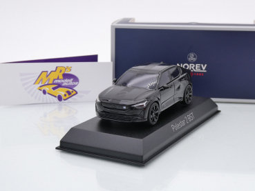 Norev 872017 # Polestar 2 BST Edition 230 Baujahr 2024 " Space - schwarzmetallic-schwarz " 1:43