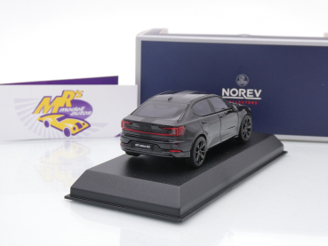 Preview: Norev 872017 # Polestar 2 BST Edition 230 Baujahr 2024 " Space - schwarzmetallic-schwarz " 1:43