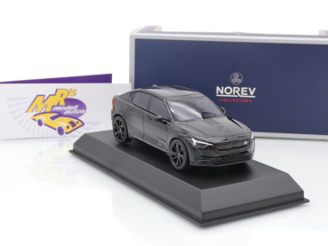 Preview: Norev 872017 # Polestar 2 BST Edition 230 Baujahr 2024 " Space - schwarzmetallic-schwarz " 1:43