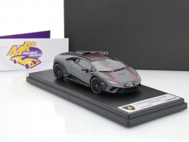 Preview: Look Smart LS542F # Lamborghini Huracan Sterrato Baujahr 2023 " mattgrau (Grigio Vulcano) " 1:43