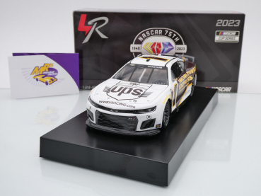 Preview: Lionel Racing CX12323UWTRZ # Chevrolet Camaro ZL1 NASCAR 2023 " Ross Chastain - UPS / Worldwide Express Throwback " 1:24