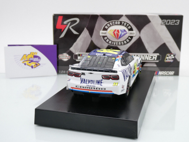 Preview: Lionel Racing W242323VALWBV # Chevrolet Camaro ZL1 NASCAR 2023 " William Byron - Valvoline Motor Oil Phoenix Spring Race Winner " 1:24