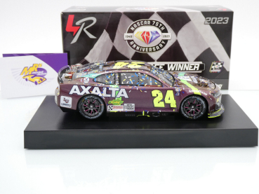 Preview: Lionel Racing W242323RTBWBL # Chevrolet Camaro ZL1 NASCAR 2023 " William Byron - Axalta Throwback Darlington Spring Race Winner "1:24
