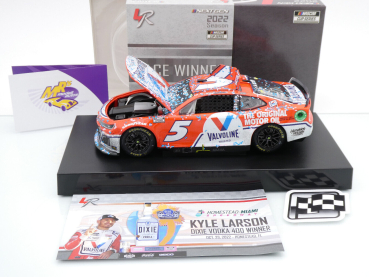 Lionel Racing WX52223VALKLZ # Chevrolet Camaro ZL1 NASCAR 2022 " Kyle Larson - Valvoline Motor Oil Homestead Miami Race Winner " 1:24