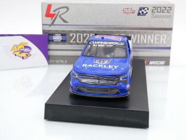 Preview: Lionel Racing W252224RACMDJ # Chevrolet Silverado NASCAR Truck 2022 " Matt DiBenedetto - Rackley Roofing Talladega Fall Race Winner " 1:24