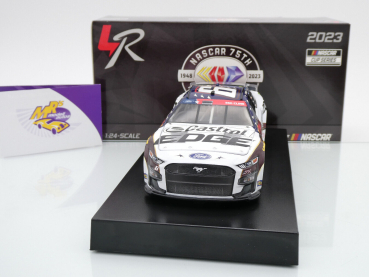 Preview: Lionel Racing CX62323SALBW # Ford Mustang NASCAR 2023 " Brad Keselowski - Castrol Edge Salutes / Patriotic " Foil Number " " 1:24