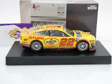 Preview: Lionel Racing W222223SHPJLH # Ford Mustang NASCAR 2022 " Joey Logano - Shell-Pennzoil Phoenix Fall (Championship) Race Winner " 1:24