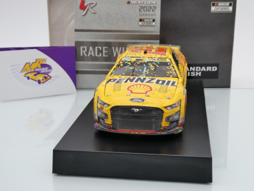 Preview: Lionel Racing W222223SHPJLH # Ford Mustang NASCAR 2022 " Joey Logano - Shell-Pennzoil Phoenix Fall (Championship) Race Winner " 1:24