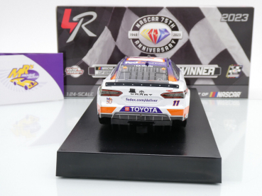 Preview: Lionel Racing W112323FEXDHW # Toyota Camry NASCAR 2023 " Denny Hamlin - FedEx Express Kansas Spring Race Winner " 1:24