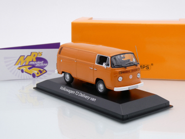Maxichamps 940053064 # Volkswagen VW T2 Lieferwagen Baujahr 1972 " braunorange " 1:43