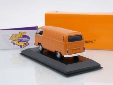 Preview: Maxichamps 940053064 # Volkswagen VW T2 Lieferwagen Baujahr 1972 " braunorange " 1:43