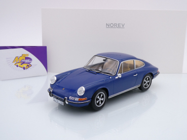 Norev 187647 # Porsche 911 Coupe Baujahr 1969 " dunkelblau " 1:18