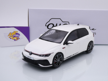 Ottomobile OT986 # Volkswagen VW Golf 8 VIII GTI Clubsport Baujahr 2019 " weiß " 1:18